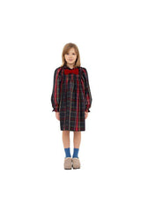 Ava - plaid bow dress