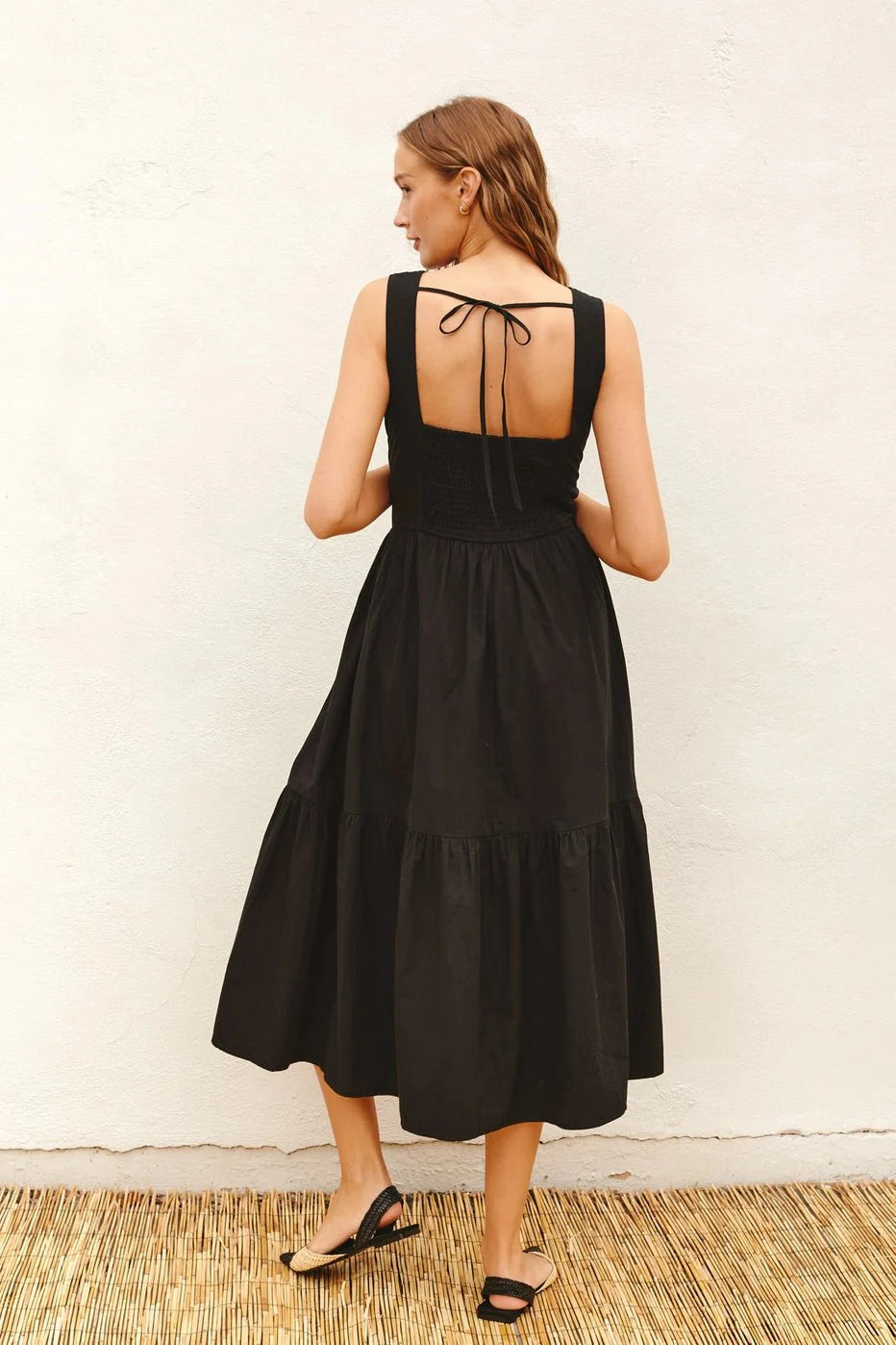 Emily - side cutout midi dress