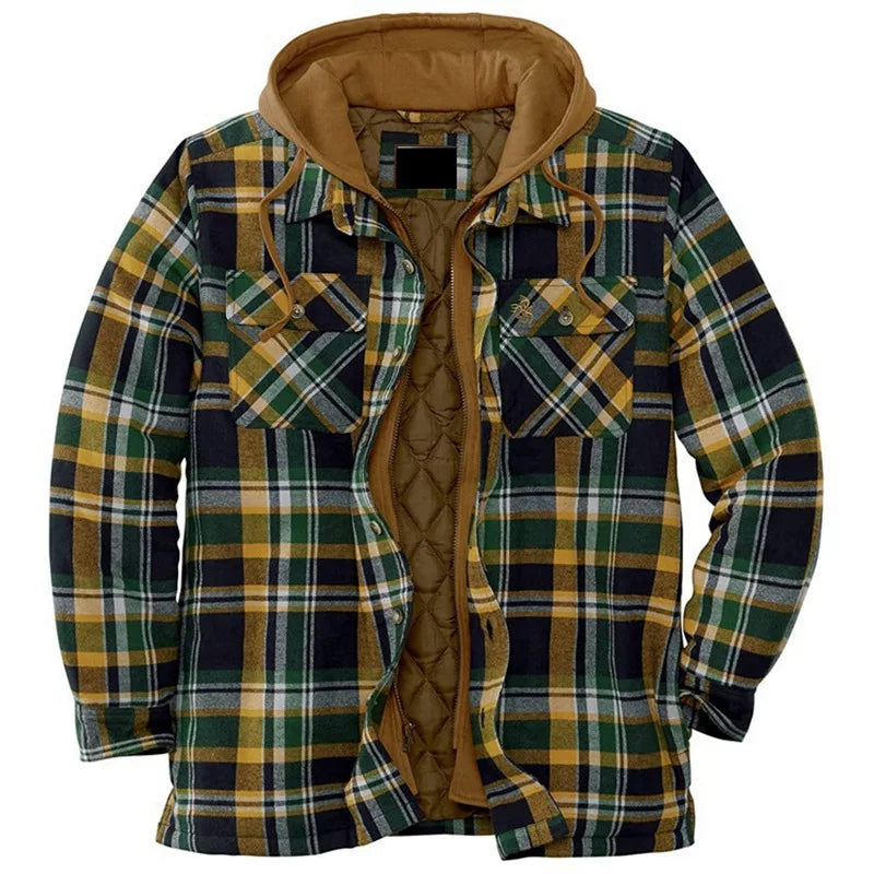 James - Quilted Fleece Shirt Jacket for Men