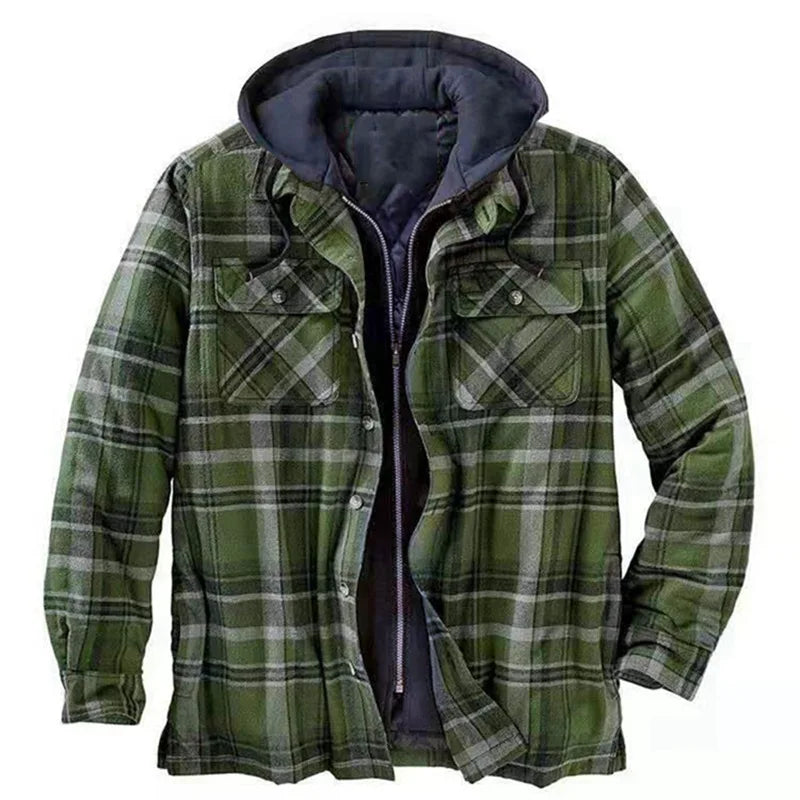 James - Quilted Fleece Shirt Jacket for Men