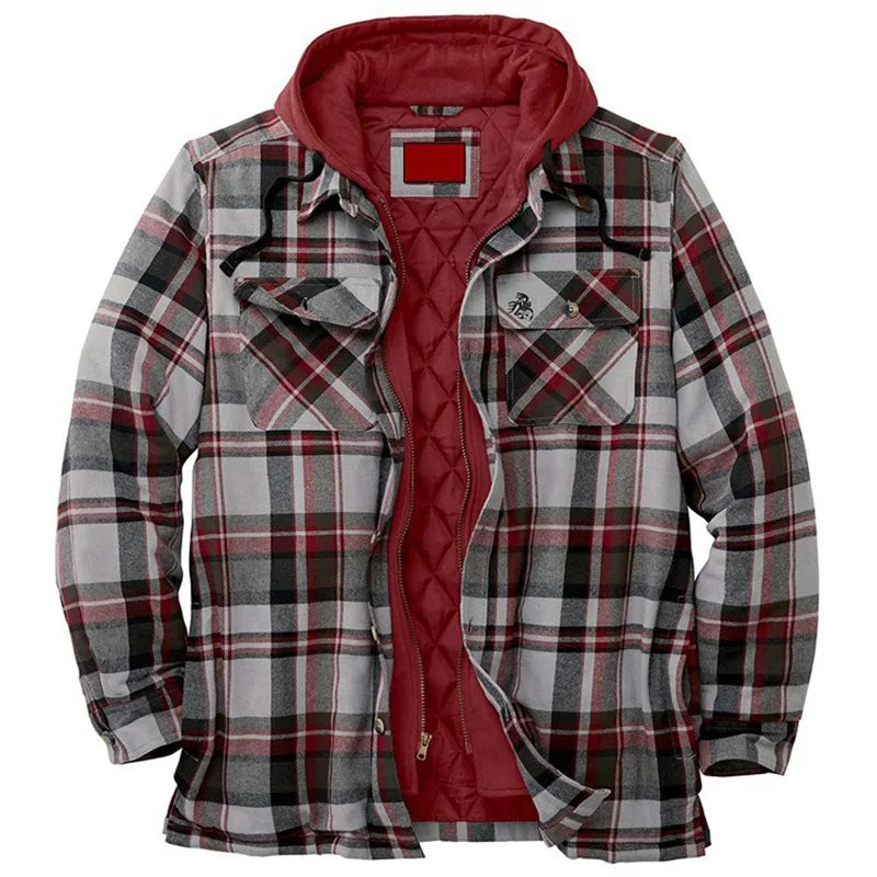 James - Quilted Fleece Shirt Jacket for Men