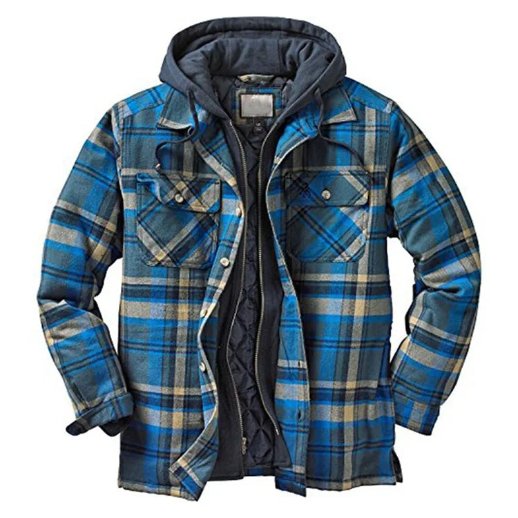 James - Quilted Fleece Shirt Jacket for Men