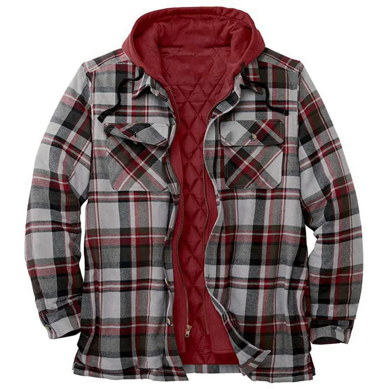 James - Quilted Fleece Shirt Jacket for Men