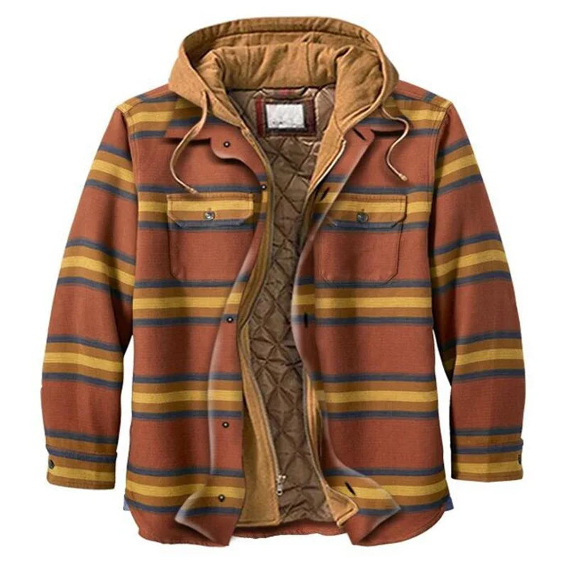 James - Quilted Fleece Shirt Jacket for Men