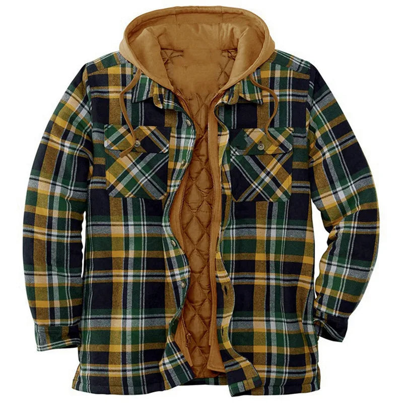 James - Quilted Fleece Shirt Jacket for Men