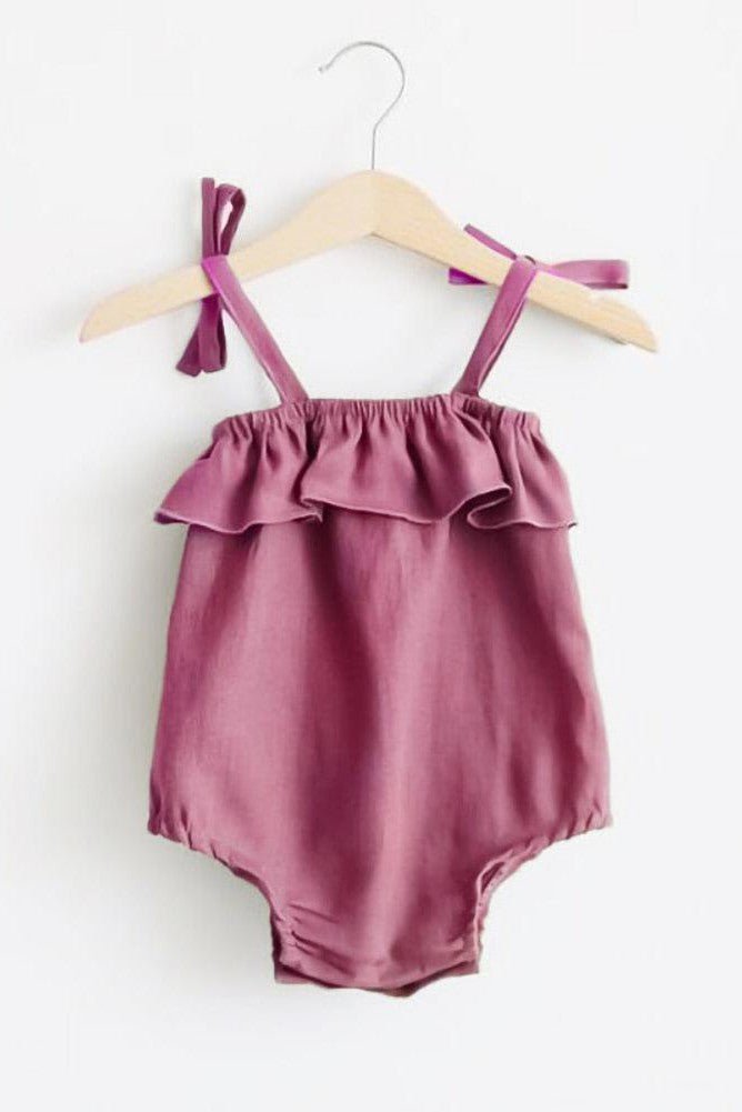 Lily - ruffles baby girls romper