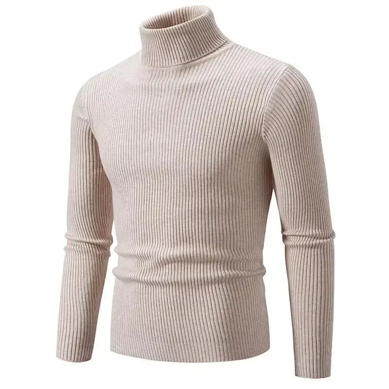 Nathan – Men's High-Collar Astronomic Knit Sweater