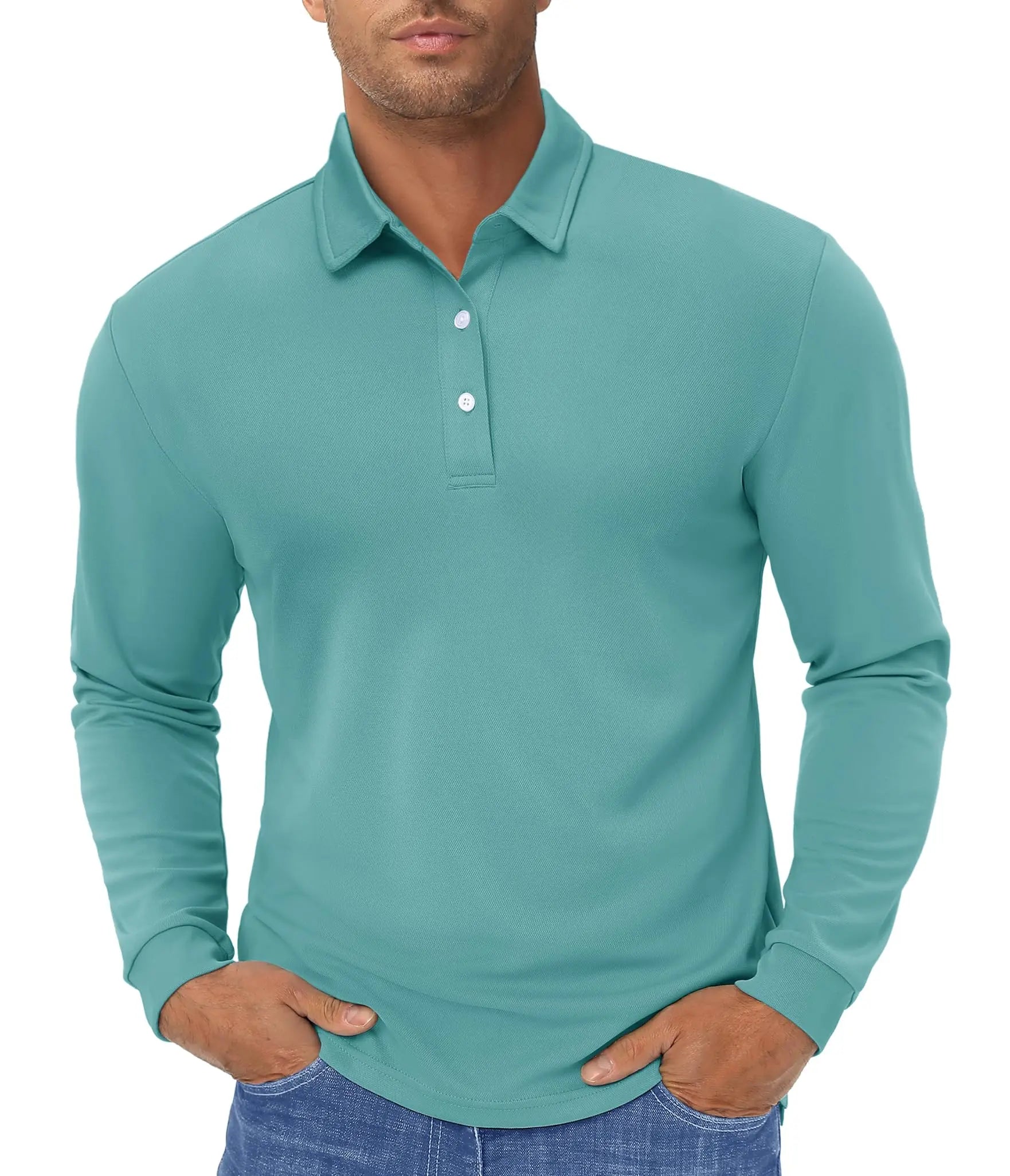 Andrew – Men's Long-Sleeve Polo Shirt