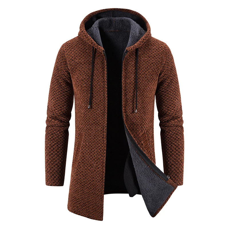 Ethan – Men's Long Winter Trench Coat