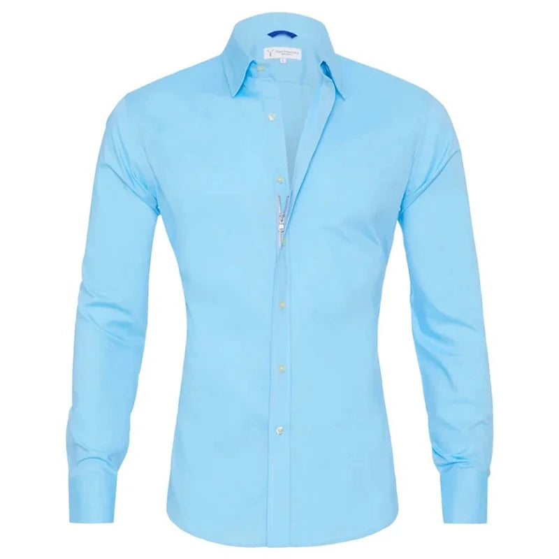 James – Long Sleeve Cotton Shirt for Men