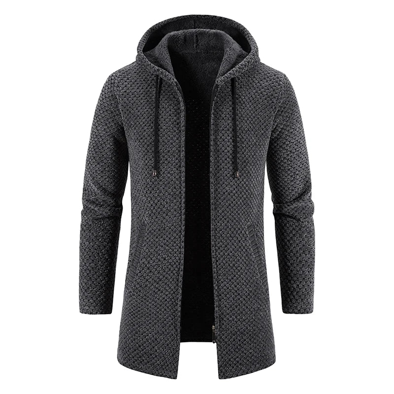 Ethan – Men's Long Winter Trench Coat