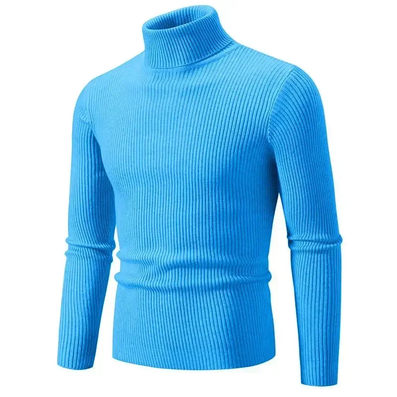 Nathan – Men's High-Collar Astronomic Knit Sweater