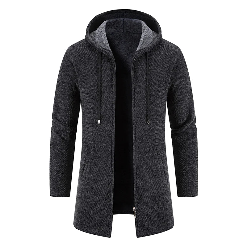 Ethan – Men's Long Winter Trench Coat