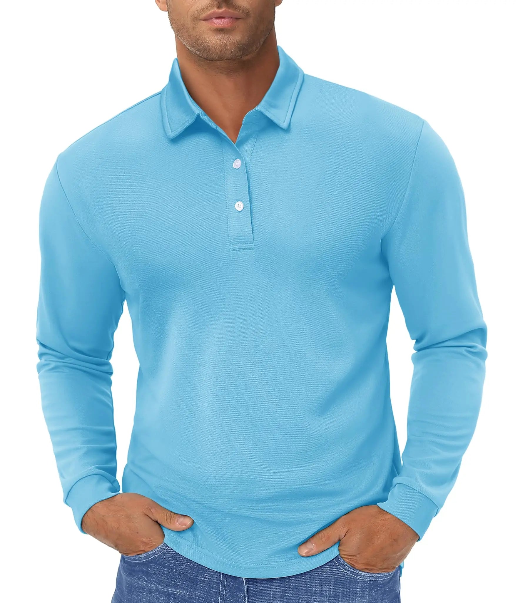 Andrew – Men's Long-Sleeve Polo Shirt