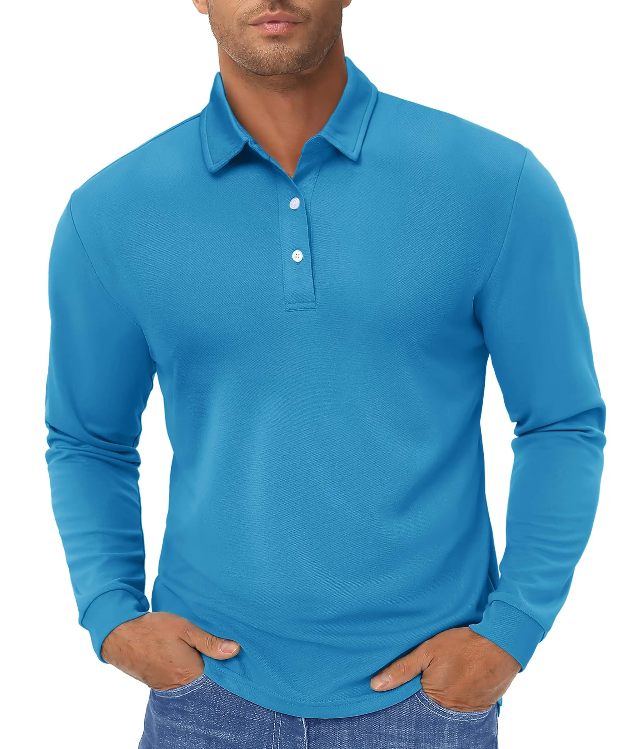 Andrew – Men's Long-Sleeve Polo Shirt