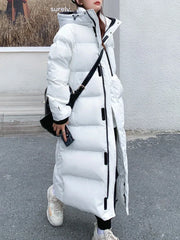 Emily - Hooded Long Parka for Women