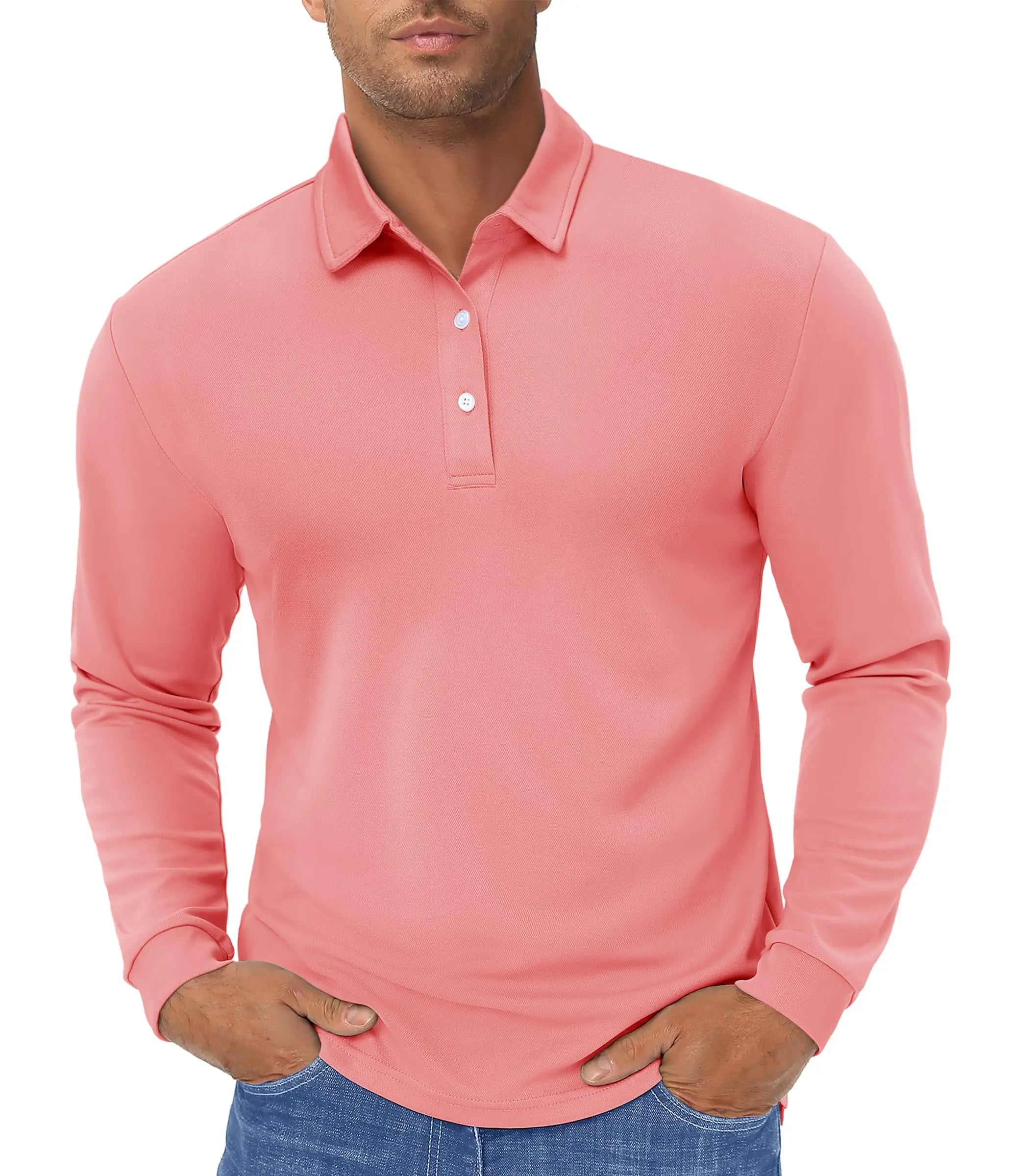 Andrew – Men's Long-Sleeve Polo Shirt