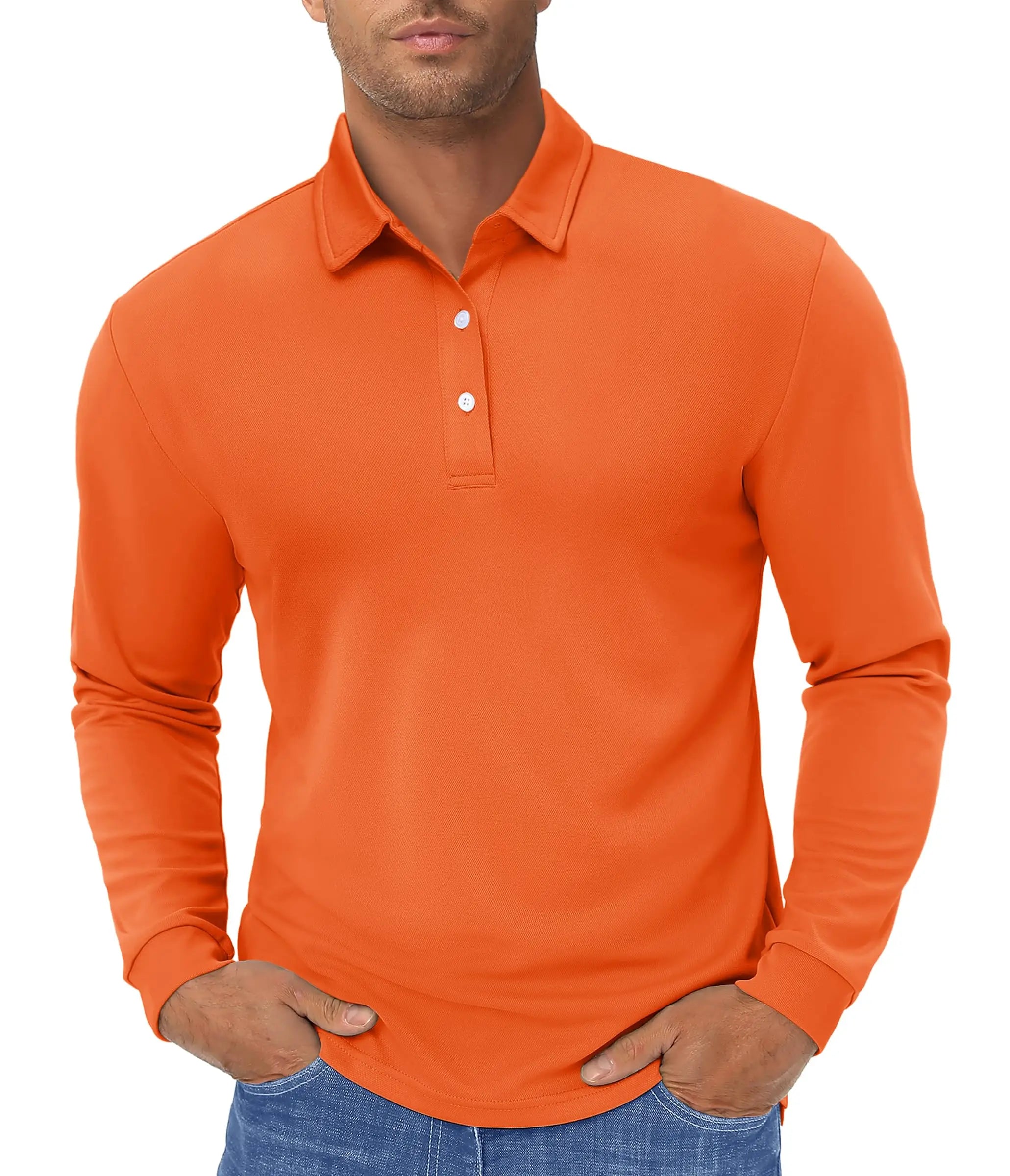 Andrew – Men's Long-Sleeve Polo Shirt