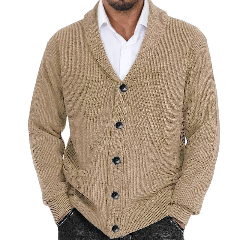 James – Men's Vintage Knit Cardigan