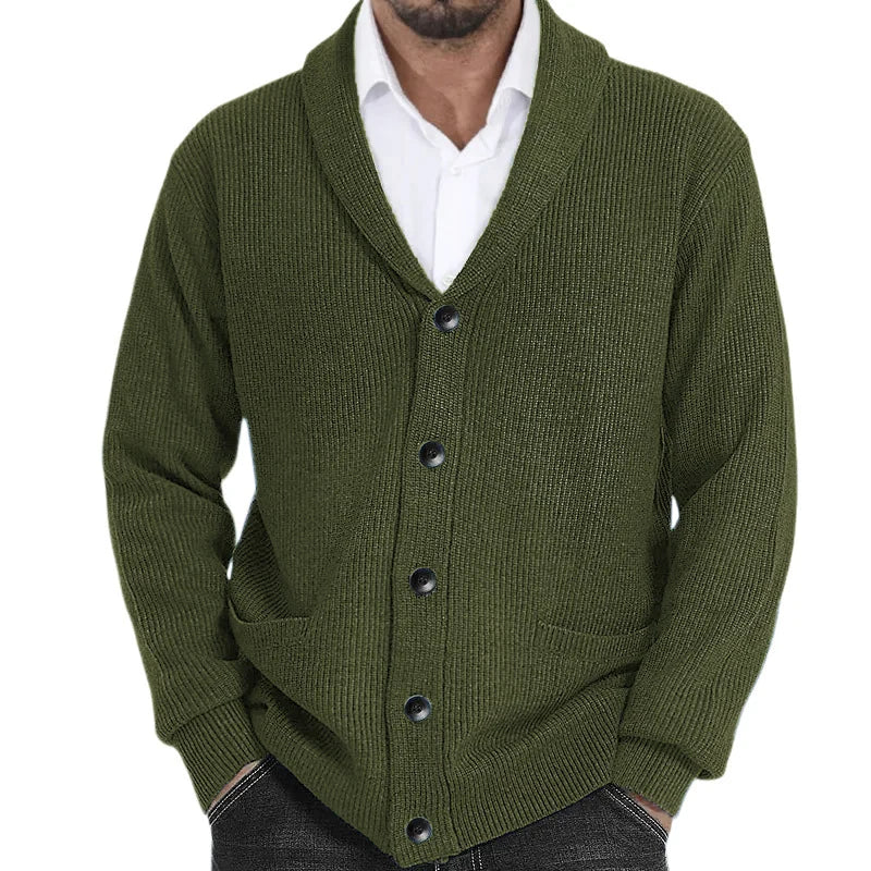 James – Men's Vintage Knit Cardigan