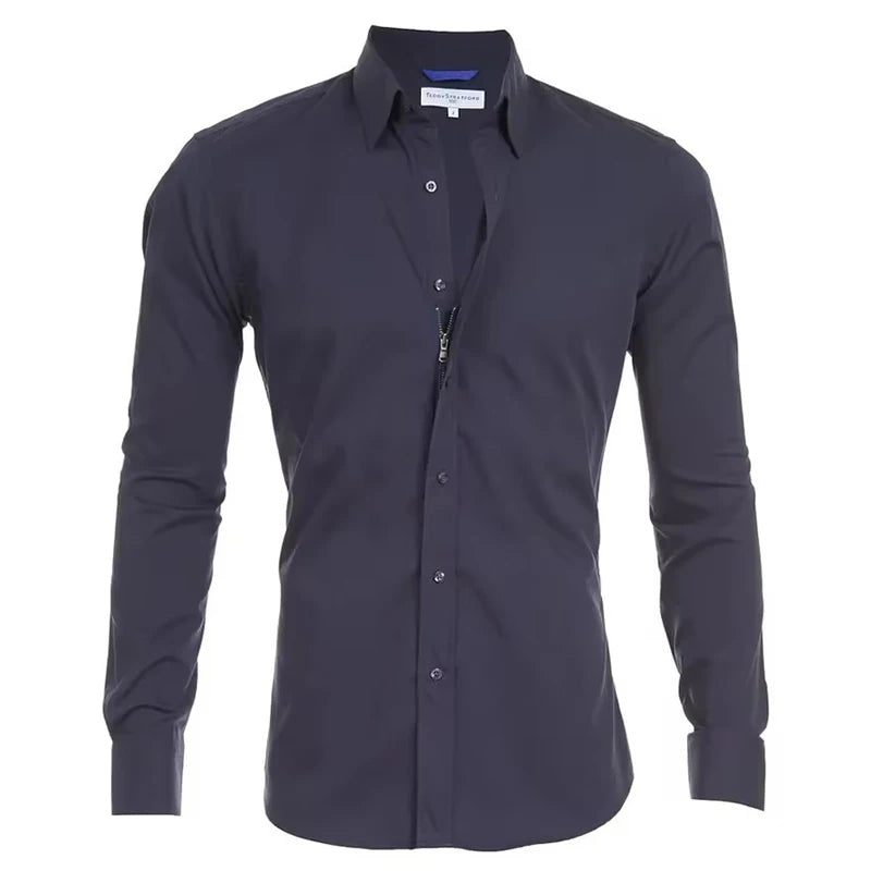 James – Long Sleeve Cotton Shirt for Men