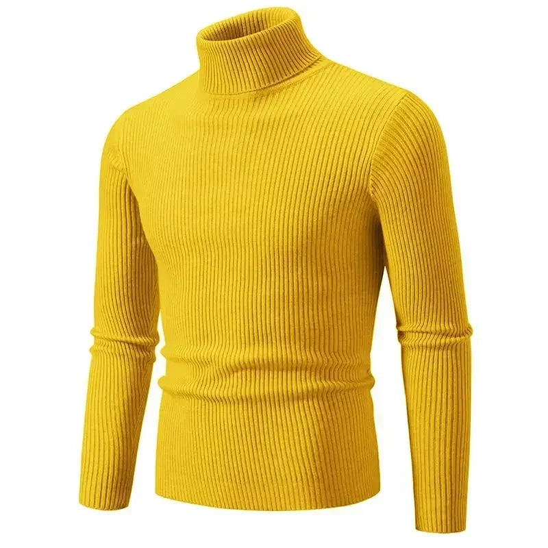 Nathan – Men's High-Collar Astronomic Knit Sweater