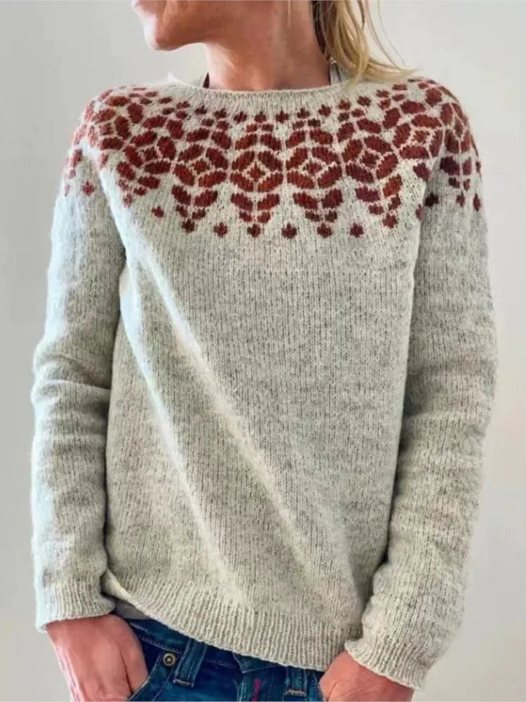 Sophia – Vintage Knitted Sweater for Women