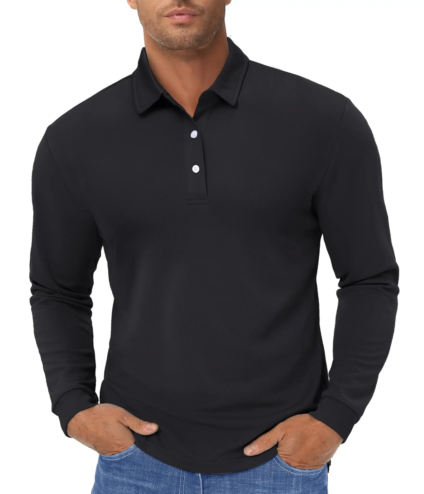 Andrew – Men's Long-Sleeve Polo Shirt