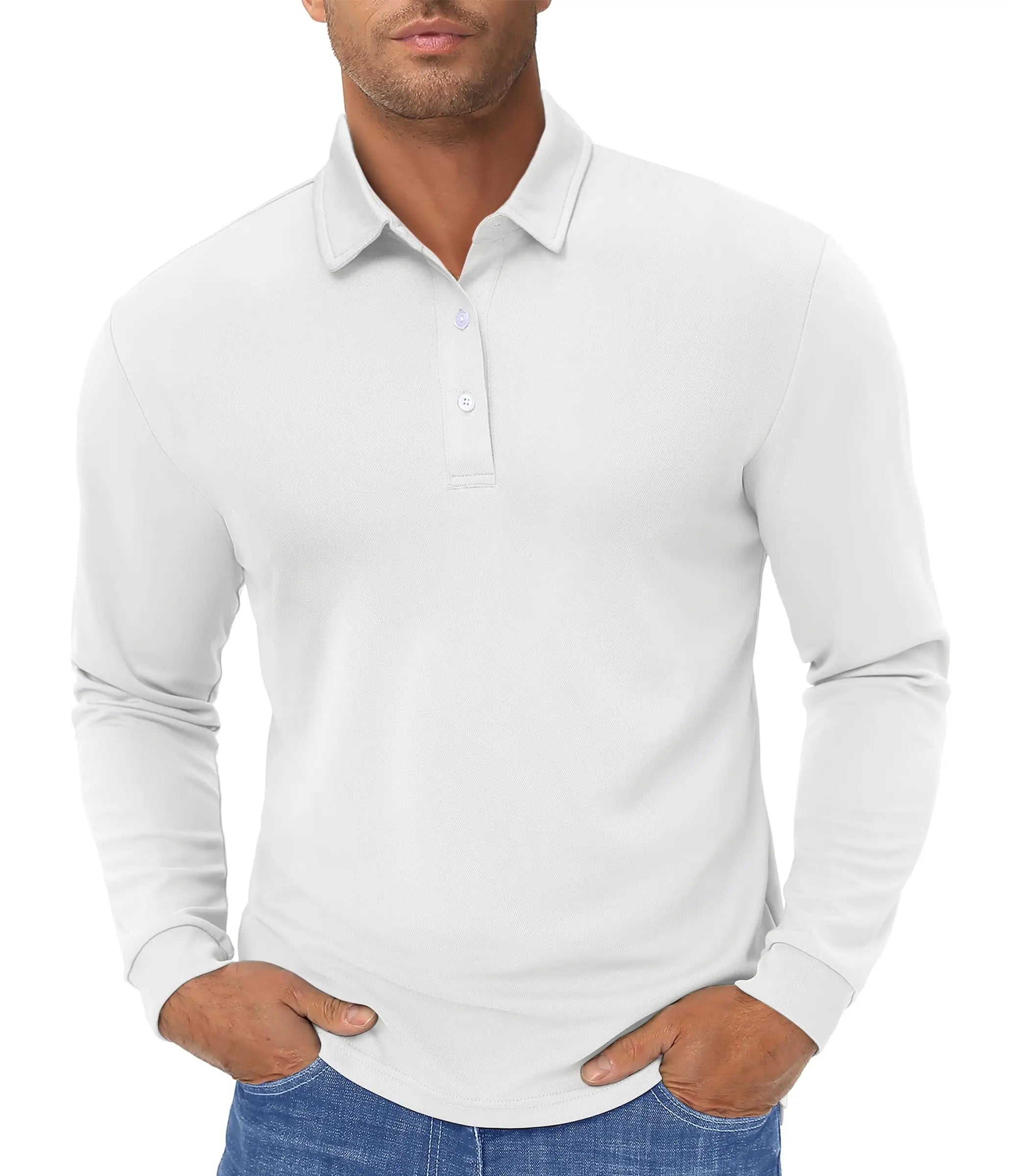 Andrew – Men's Long-Sleeve Polo Shirt