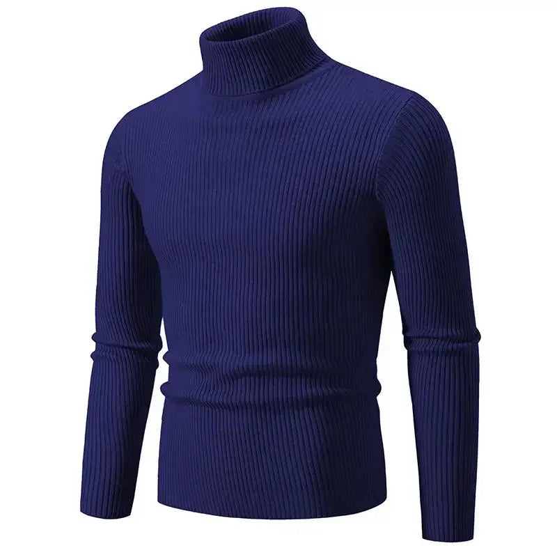 Nathan – Men's High-Collar Astronomic Knit Sweater