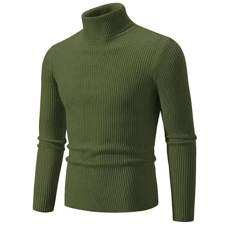 Nathan – Men's High-Collar Astronomic Knit Sweater