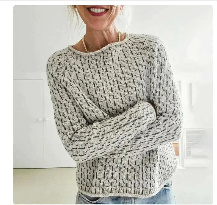 Sophia – Vintage Knitted Sweater for Women